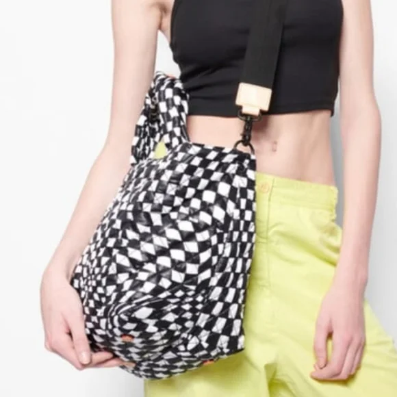 MZ WALLACE Small Metro Tote Deluxe, Checkerboard - Picture 2 of 13